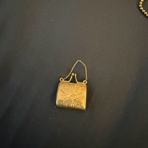 Vintage Elegant 14 k Gold Women's Bag charm